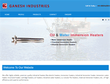 Tablet Screenshot of ganeshinds.com